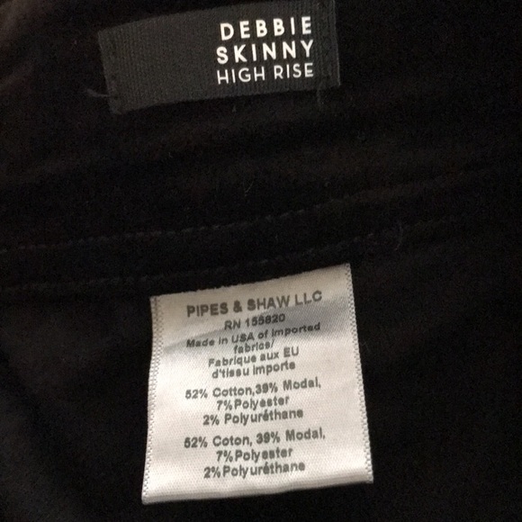 Veronica Beard Debbie High Rise Skinny Velvet - Picture 4 of 4